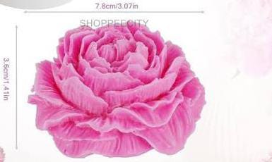 Large Peony Candle – Elegant Bloom Collection